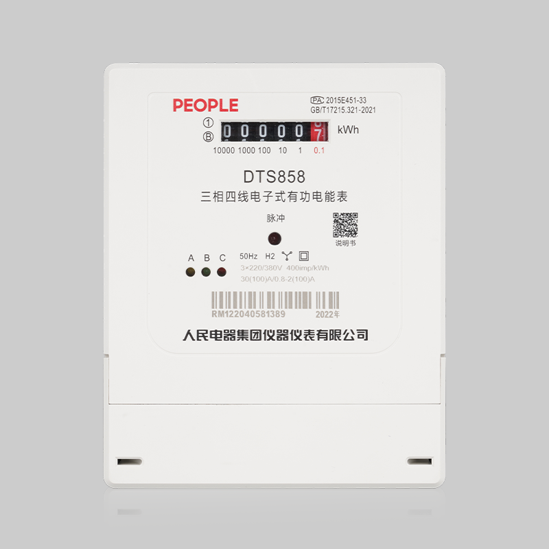 人民电器DTS858-D/DSS858-D型三相电子式电能表 